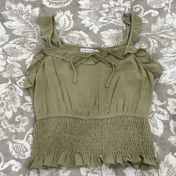 Paper Crane Tops - PAPER CRANE GREEN TOP💚SIZE SMALL